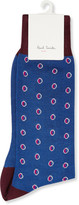 Thumbnail for your product : Paul Smith Half Moon Cotton-Blend Socks