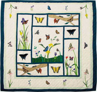 Patch Magic Butterfly Kisses King Single Quilt