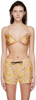Thumbnail for your product : Versace Underwear Pink & Gold Barocco Bra