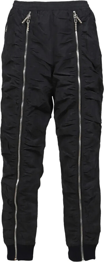 THUG CLUB Decorative-Zip Trousers