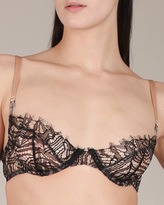 Thumbnail for your product : Kiki de Montparnasse Lace Overlay Demi-Cup Bra