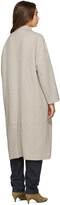 Thumbnail for your product : Etoile Isabel Marant Off-White Wool Ojima Coat