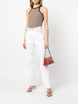 Thumbnail for your product : Gold Sign Martin high-waisted straight leg jeans