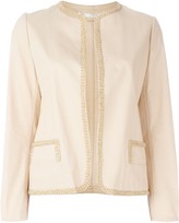 Thumbnail for your product : Yohji Yamamoto Pre-Owned Embroidered Open Front Jacket