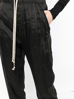 Thumbnail for your product : Rick Owens Drawstring-Waist Cropped Trousers
