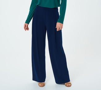Susan Graver Every Day by Regular Liquid Knit Palazzo Pants
