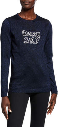 Bella Freud Dark Sky Metallic Crewneck Sweater