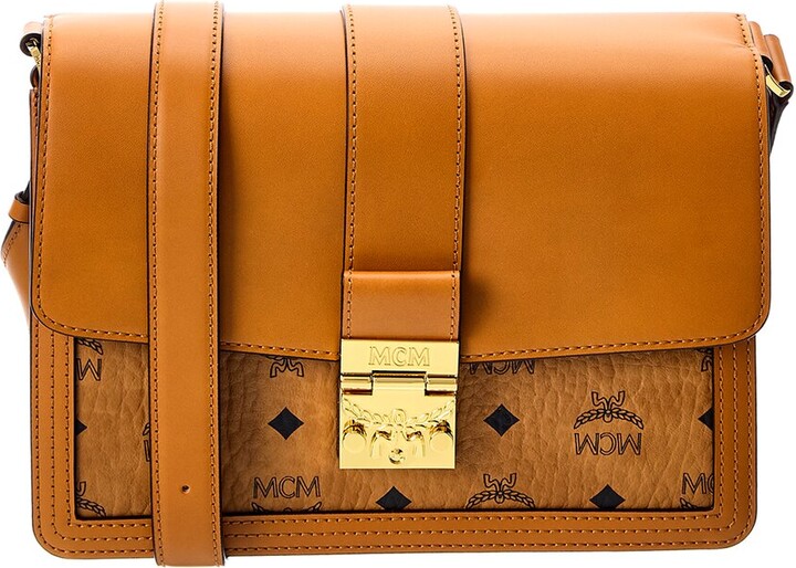 MCM Visetos Shoulder Bag - Brown Shoulder Bags, Handbags - W3048953
