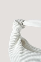 Thumbnail for your product : NA-KD Striped Embossed Knot Hobo Bag