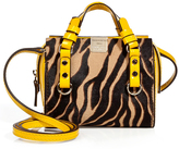 Thumbnail for your product : DSquared 1090 Dsquared2 Haircalf/Patent Leather Shoulder Bag