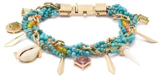 Aron & Hirsch - Diamond, Amethyst & 18kt Gold Bracelet - Blue