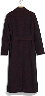 3.1 Phillip Lim Slim Car Coat with Embroidered D-ring Detail