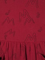 Thumbnail for your product : Mi Mi Sol Embroidered Ruched-Detail Dress