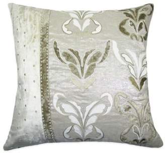 Bed Bath & Beyond Boa Embroidered Square Throw Pillow in Beige