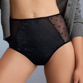 Thumbnail for your product : La Redoute LA Dotted Tulle High Waist Briefs