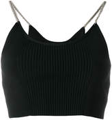 Alexander Wang Bra Top with Chain Straps