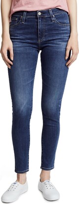 AG Jeans Women's Denim Farrah Skinny Raw Hem