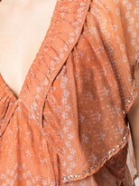 Thumbnail for your product : Mes Demoiselles V-neck tiered dress