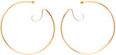 Thumbnail for your product : Panconesi Gold XXL Colonnato Upside Down Hoop Earrings