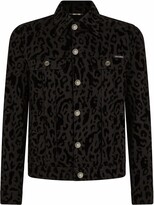 Thumbnail for your product : Dolce & Gabbana Animal-Print Denim Jacket