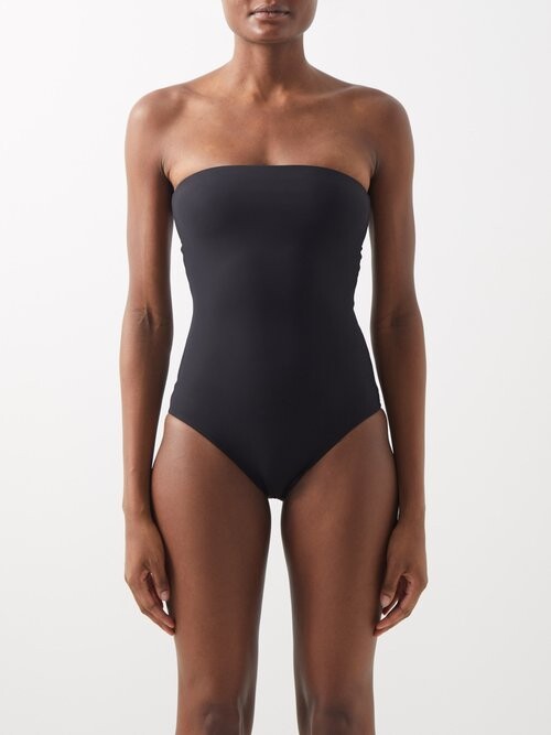 Strapless Cut Out One Piece Swimwear | Shop the world's largest collection  of fashion | ShopStyle