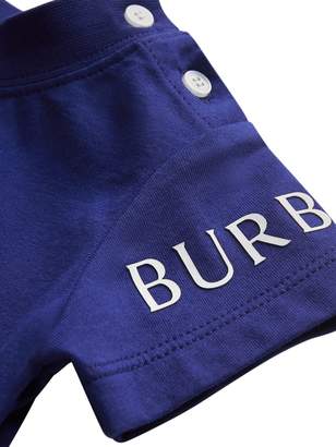 Burberry Kids Logo Print Cotton T-shirt