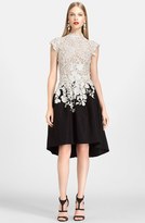 Thumbnail for your product : Oscar de la Renta Lace & Silk Dress