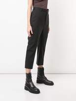 Thumbnail for your product : Rick Owens cropped tailored trousers