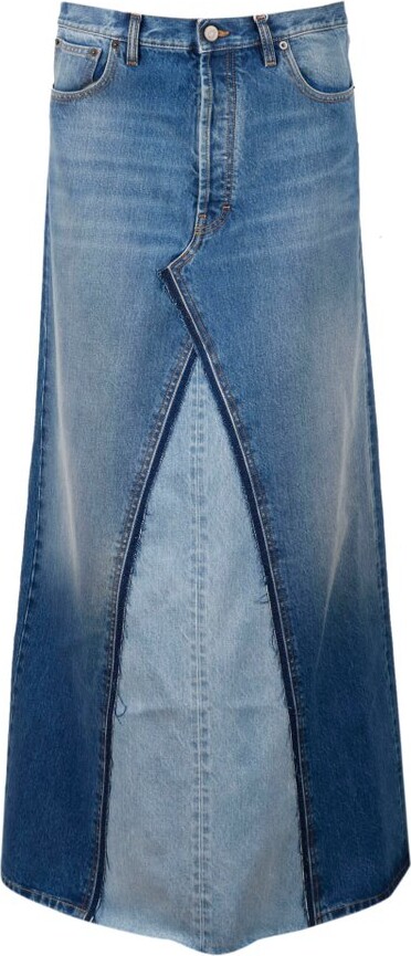 Ssense Donna Abbigliamento Gonne Gonne denim Blue Tloan Denim Skirt 