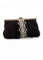 Thumbnail for your product : Mud Pie Black Kisslock Clutch