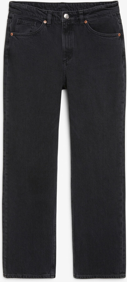 Monki Ikmo washed black jeans - ShopStyle