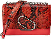 Thumbnail for your product : 3.1 Phillip Lim Alix Snake-Embossed Leather Chain Clutch