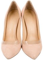 Thumbnail for your product : Charlotte Olympia Party Monroe Pointed-Toe Pumps