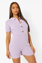 Thumbnail for your product : boohoo Knitted Playsuit
