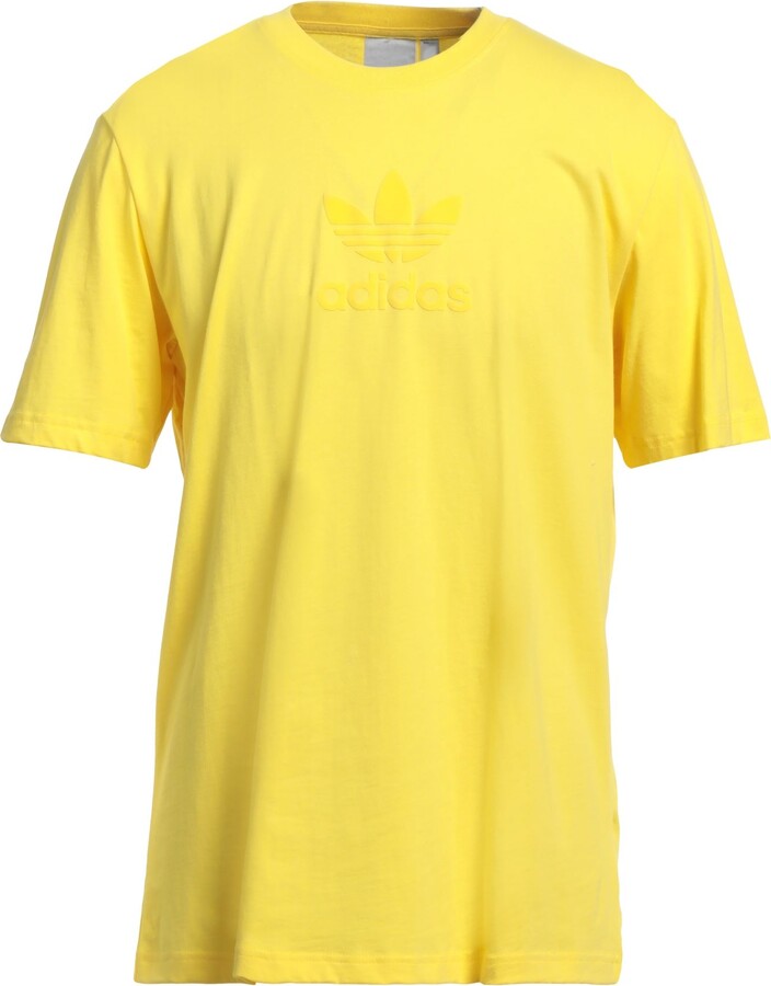 adidas Men\'s Yellow T-shirts | ShopStyle | 