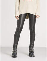 ZADIG & VOLTAIRE Pharel Cuir Deluxe mid-rise leather leggings - Rue  Mademoiselle