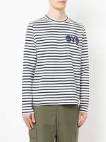 Thumbnail for your product : Junya Watanabe striped slogan top