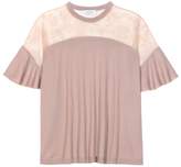 Thumbnail for your product : Valentino Wool and lace top