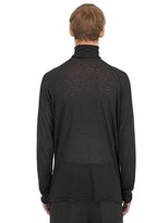 Thumbnail for your product : Haider Ackermann Turtleneck Viscose & Wool Blend Sweater