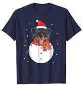 Thumbnail for your product : Rottweiler T-Shirt Funny Snowman Christmas Gift Shirt