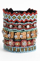 Thumbnail for your product : Cara Couture Embellished Cuff Bracelet