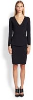Thumbnail for your product : Narciso Rodriguez Milano V-Neck Peplum Dress