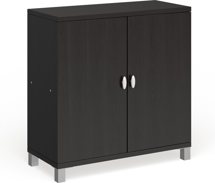 Porch & Den Sunrise Dark Brown Wood Storage Sideboard ShopStyle