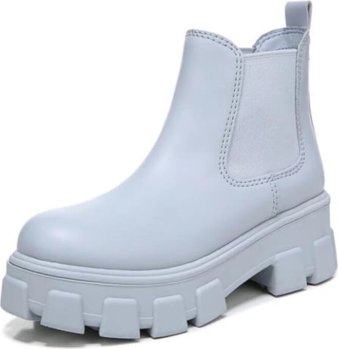 Lug Sole Sam Edelman White Boots Circus Sam Edelman Circus NY By