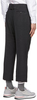 Thumbnail for your product : Thom Browne Grey Classic Wool Trousers