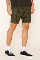 Thumbnail for your product : Forever 21 FOREVER 21+ Leopard Print Cotton Shorts