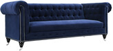 Thumbnail for your product : Tov Hanny Navy Blue Velvet Sofa