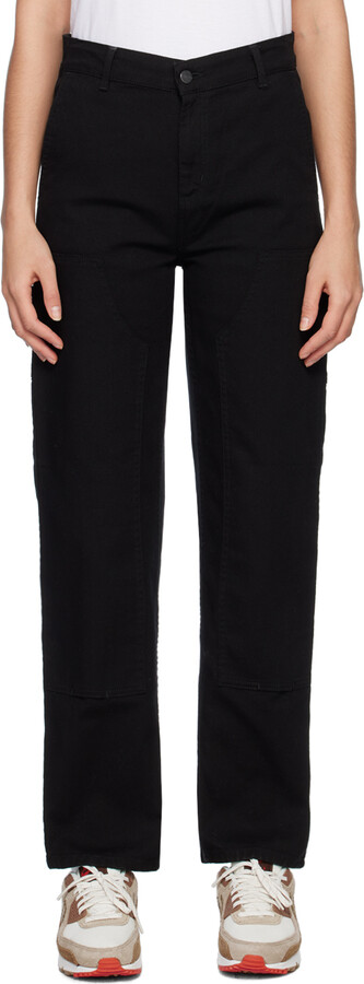 Pearly Gates Black DOUBLE KNEE WORK PANT — Time Change Generator