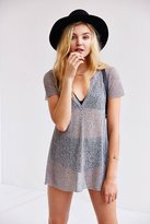 Thumbnail for your product : Silence & Noise Silence + Noise Notched Sheer Tunic Top