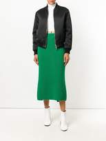 Thumbnail for your product : Calvin Klein ribbed midi skirt